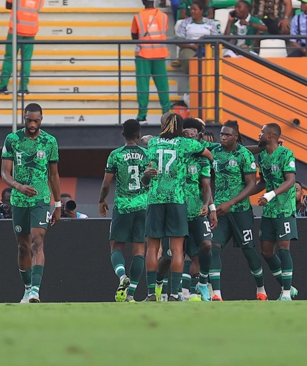 نيجيريا تهزم انجولا 0/1 و تصعد للدور نصف النهائي